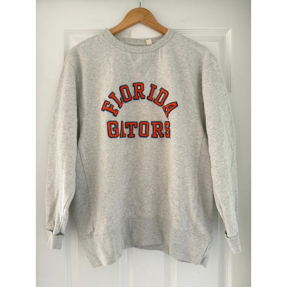 Florida Gators Tailgate Gray Crewneck Womens